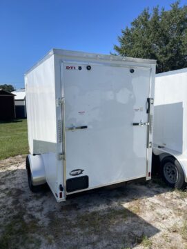Alternative view of Freedom Trailers 8.5x34 TTA Trailer - Black, Ramp, Side Door, 5K Axles, D-Rings