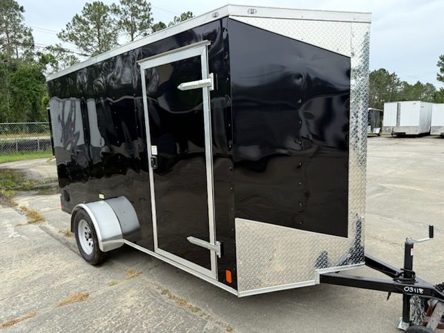 Douglas Trailers  6x12SAL - Blk, R, RV, +3 Height