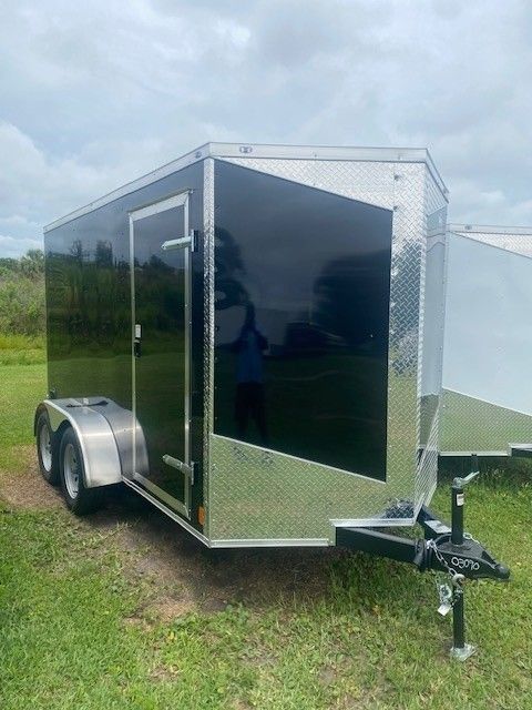 Douglas Trailers  6x12TA2L - Blk .080 Poly, R, RV, +3 Height