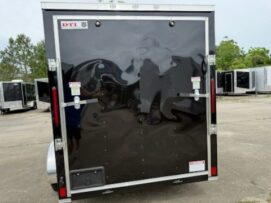Alternative view of Douglas Trailers 6x8 SA Trailer - Black, Ramp