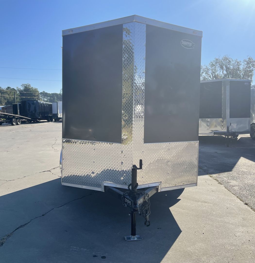 Douglas Trailers 6x8 SA Trailer - Black, Ramp, Side Door - Image 10