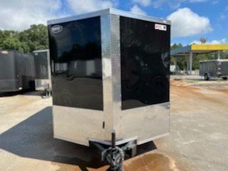 Douglas Trailers 7x14 SA Trailer - Black, Ramp, Side Door - Image 12