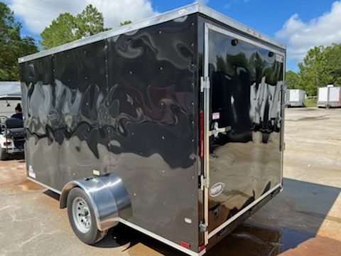 Douglas Trailers 7x14 SA Trailer - Black, Ramp, Side Door - Image 3