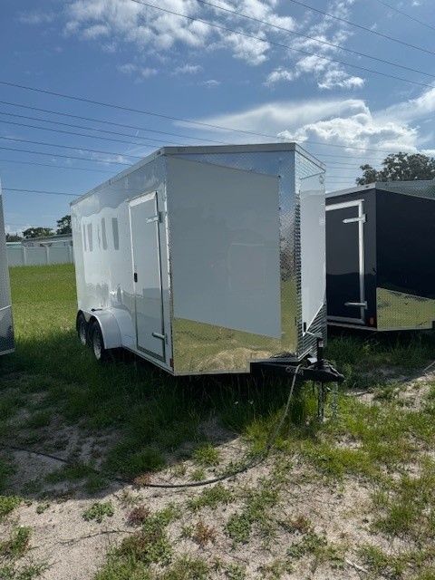 Douglas Trailers  7x14TA2L - Wh .080 Poly, DD, RV, +12 Height