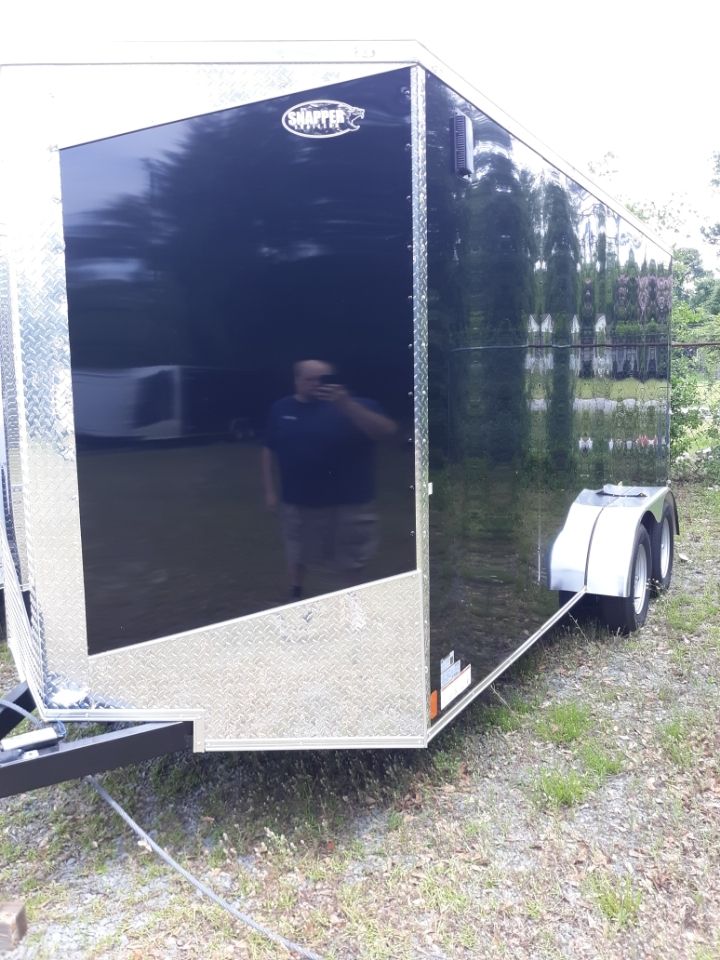 Douglas Trailers 7x16TA2L - Blk .080 Poly, R, RV, Standard 2x4, +12 Height - Image 2