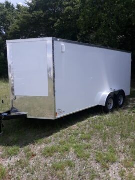 Alternative view of Douglas Trailers  7x16TA2L - White .080 Poly, DD, RV, +3 Height