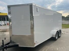 Alternative view of Douglas Trailers  7x16TA2L - White .080 Poly, R, RV, Standard 2x4, +3 Height
