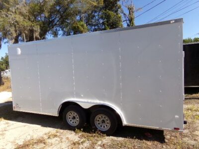 Douglas Trailers 8.5x16 TA Trailer - Black, DD, Side Door - Image 3