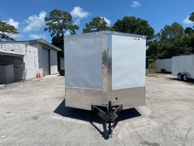 Douglas Trailers 8.5x20 TA Trailer - White, Ramp, Side Door - Image 9