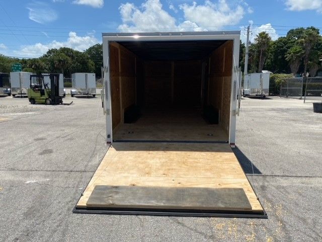 Douglas Trailers 8.5x20 TA Trailer - White, Ramp, Side Door - Image 5