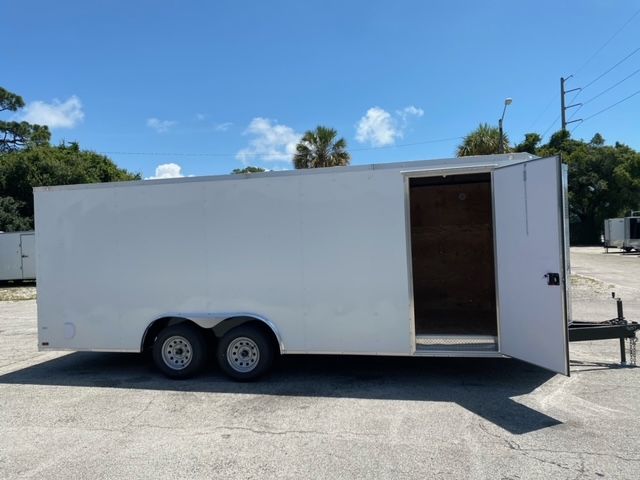 Douglas Trailers 8.5x20 TA Trailer - White, Ramp, Side Door - Image 7