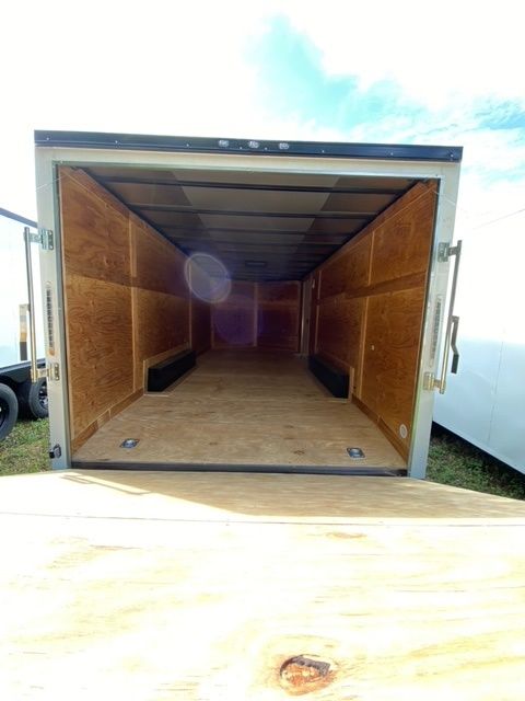Douglas Trailers 8.5x20 TA Trailer - White, Ramp, Side Door, 6" Extra Height - Image 5