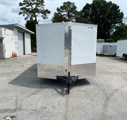 South Georgia Cargo 8.5x26 TA Trailer - White, Ramp, Side Door - Image 7