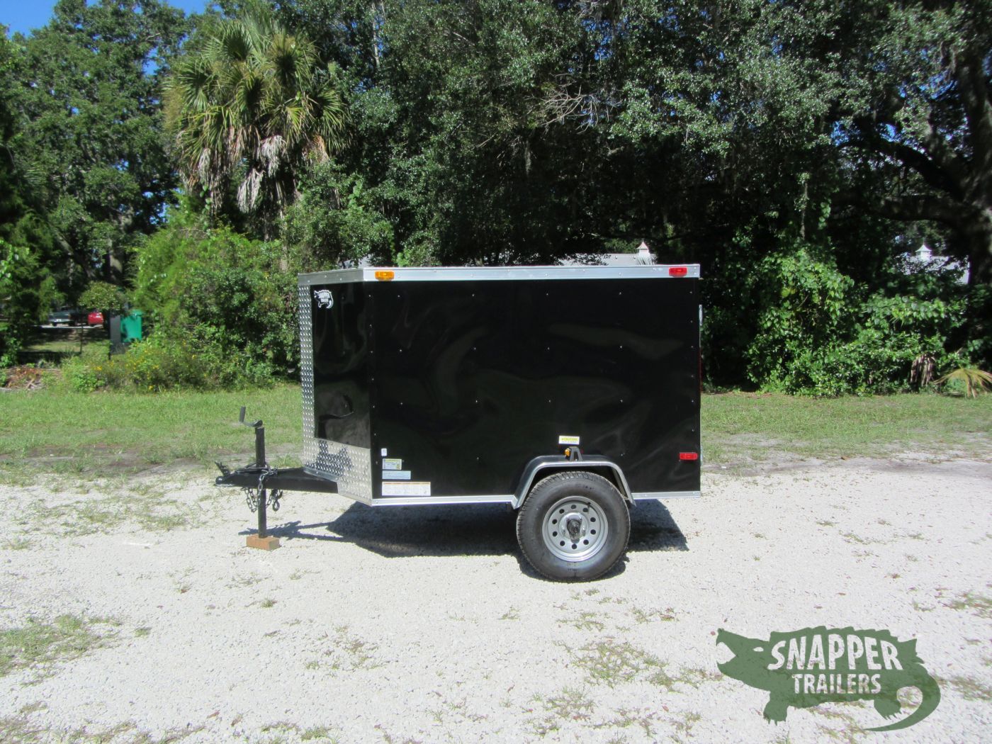 South Georgia Cargo 4x6 SA Trailer - Black, Single Door - Image 3