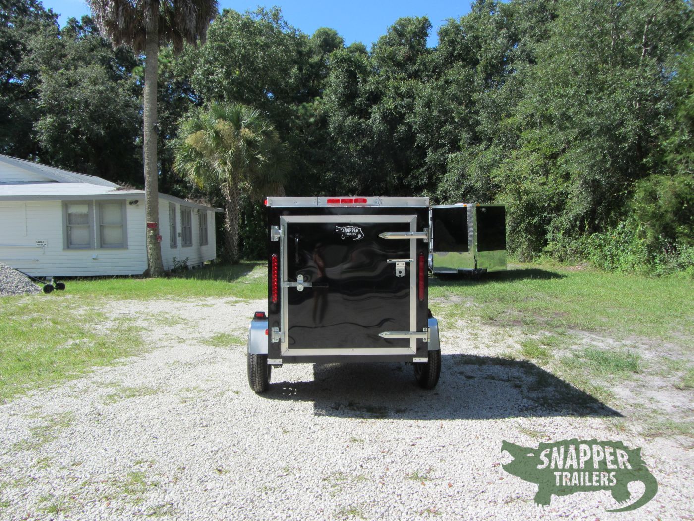 South Georgia Cargo 4x6 SA Trailer - Black, Single Door - Image 7