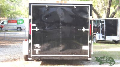 South Georgia Cargo 7x12 SA Trailer - Black, Ramp, Side Door - Image 7