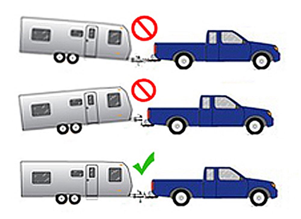 travel trailer hitch adjustment