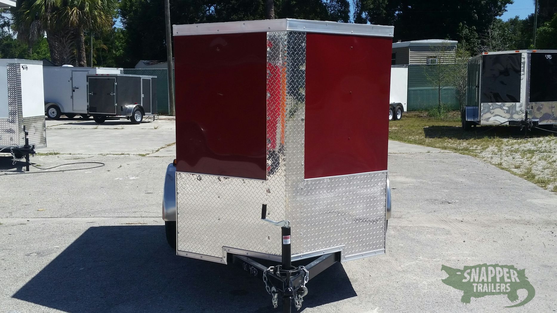 Quality Cargo 5x8 SA Trailer - Brandywine, Ramp, Side Door, Side Vents - Image 13