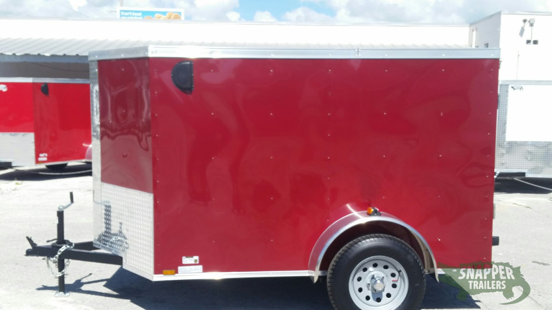 Quality Cargo 5x8 SA Trailer - Brandywine, Ramp, Side Door, Side Vents - Image 3