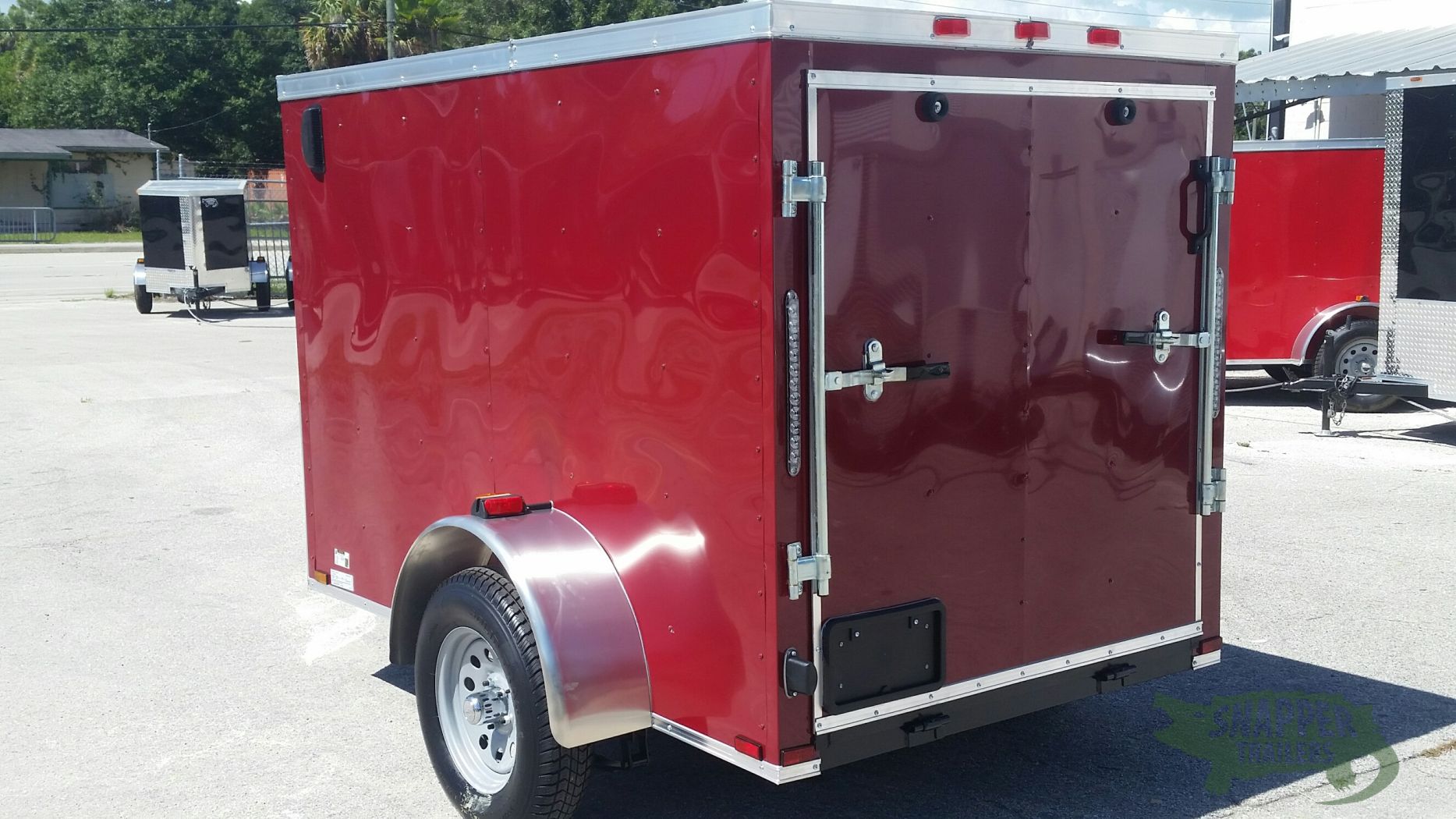Quality Cargo 5x8 SA Trailer - Brandywine, Ramp, Side Door, Side Vents - Image 5