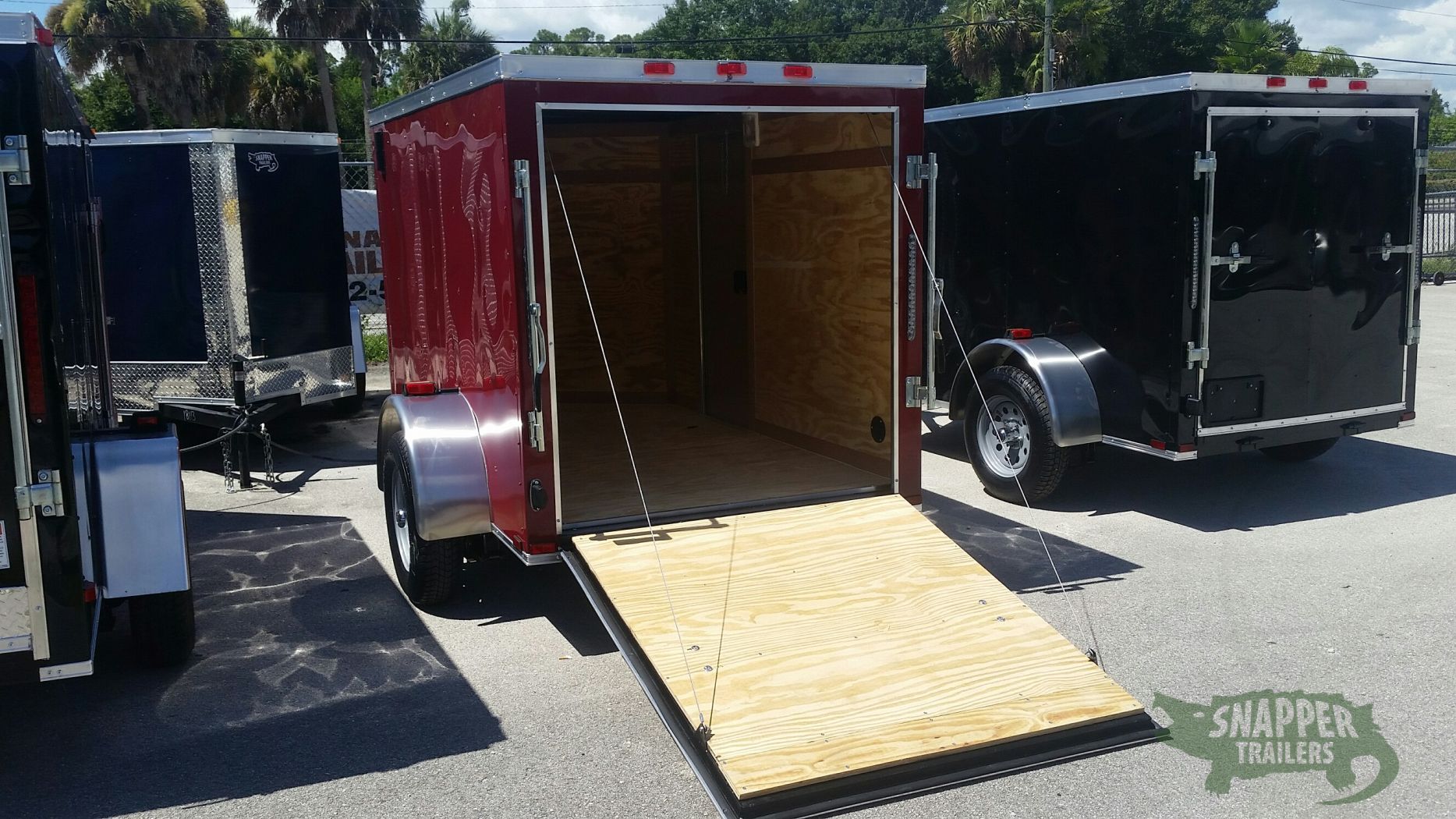 Quality Cargo 5x8 SA Trailer - Brandywine, Ramp, Side Door, Side Vents - Image 4