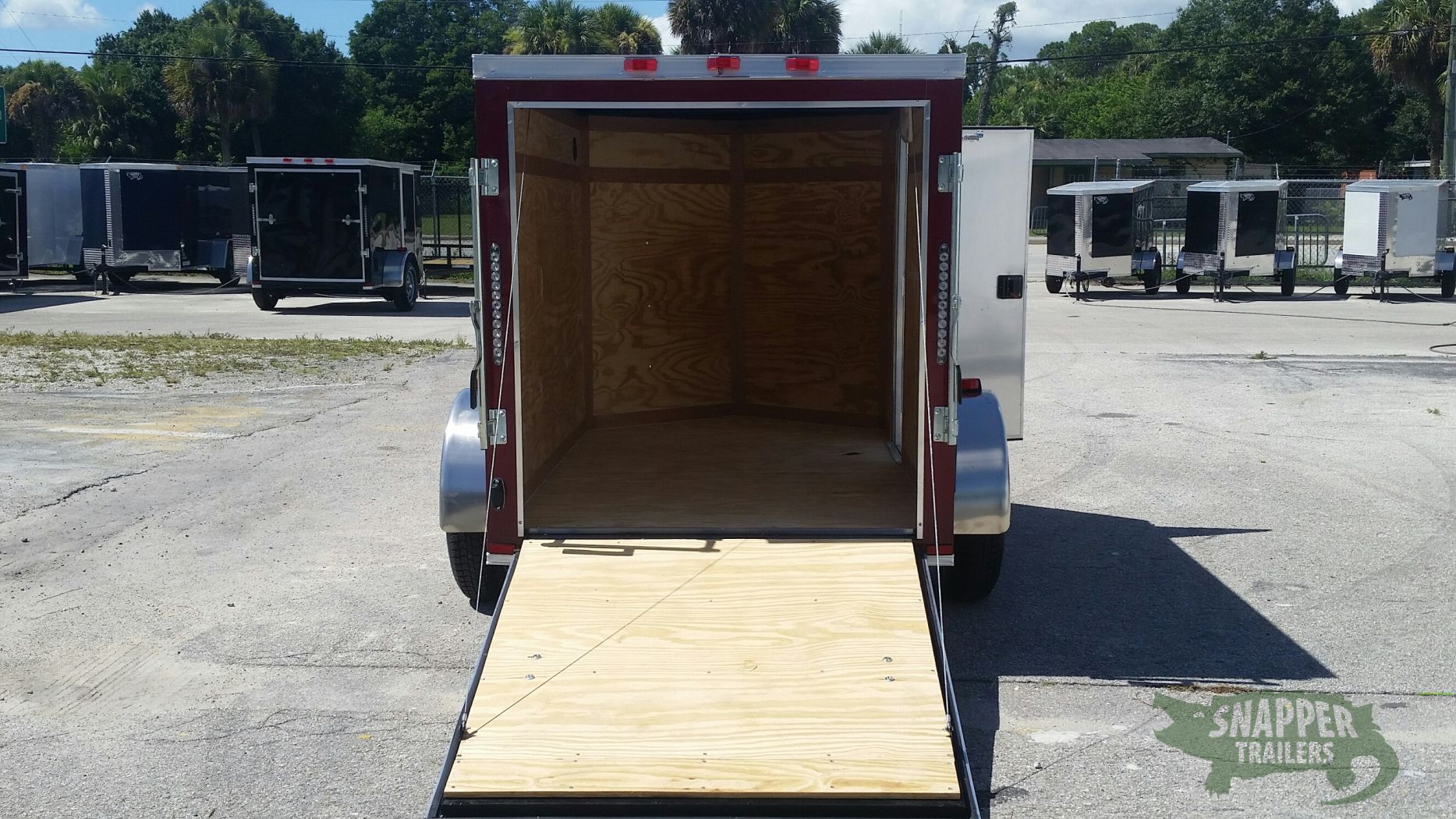 Quality Cargo 5x8 SA Trailer - Brandywine, Ramp, Side Door, Side Vents - Image 6