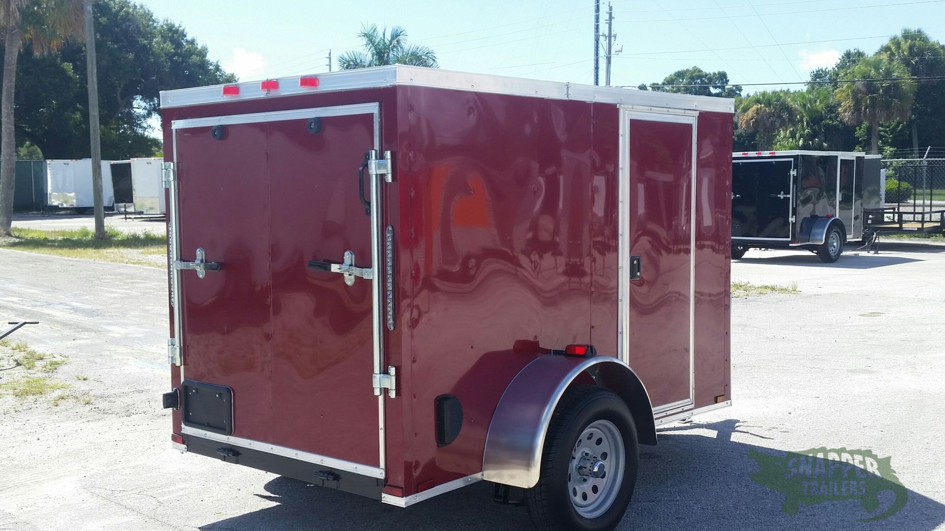 Quality Cargo 5x8 SA Trailer - Brandywine, Ramp, Side Door, Side Vents - Image 9