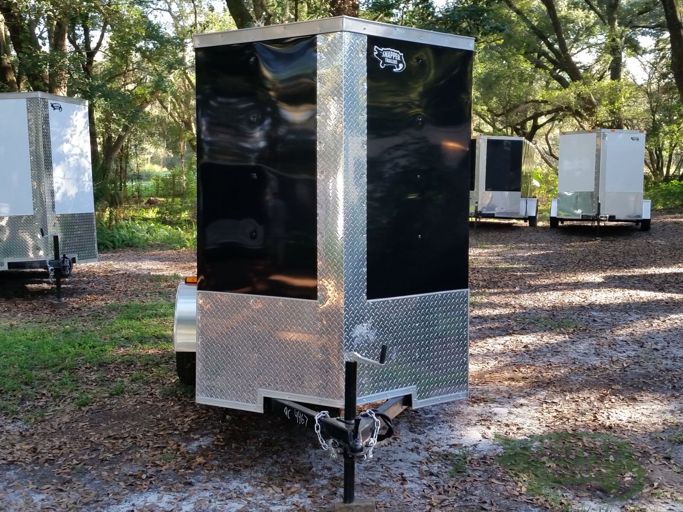 Quality Cargo 5x10 SA Trailer - Black, Ramp, Side Door, Side Vents, Extra Height - Image 13
