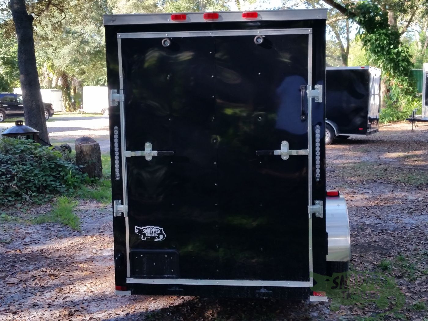 Quality Cargo 5x10 SA Trailer - Black, Ramp, Side Door, Side Vents, Extra Height - Image 7