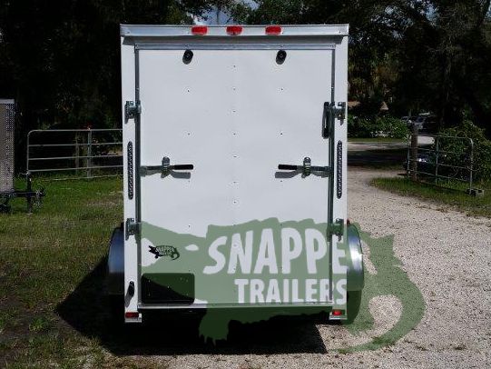 Quality Cargo 5x10 SA Trailer - White, Ramp, Side Door, Side Vents, Extra Height - Image 6