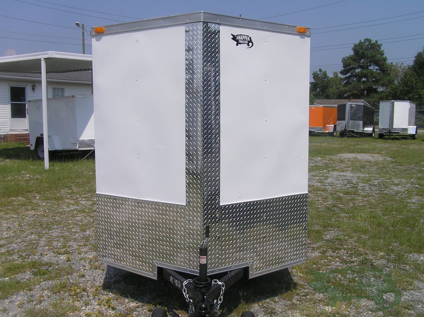 Quality Cargo 6x10 SA Trailer - White, Ramp, Side Door, Extra H, Stab Jacks - Image 14