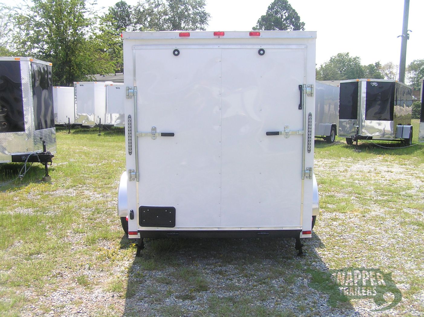 Quality Cargo 6x10 SA Trailer - White, Ramp, Side Door, Extra H, Stab Jacks - Image 7