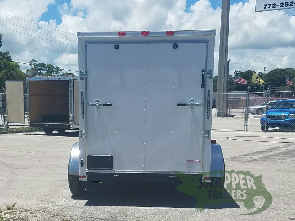 Quality Cargo 6x10 TA Trailer - White, Ramp, Side Door, Extra Height - Image 7