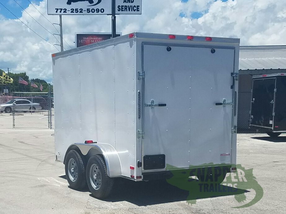 Quality Cargo 6x10 TA Trailer - White, Ramp, Side Door, Extra Height - Image 5