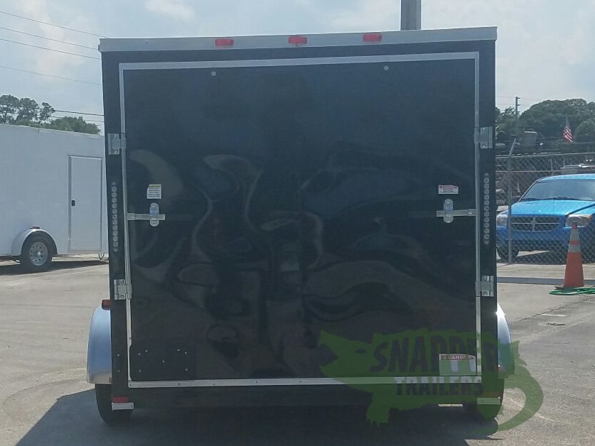 Quality Cargo 7x10 SA Trailer - Black, Ramp, Side Door, Extra Height, and Electric Brakes - Image 7