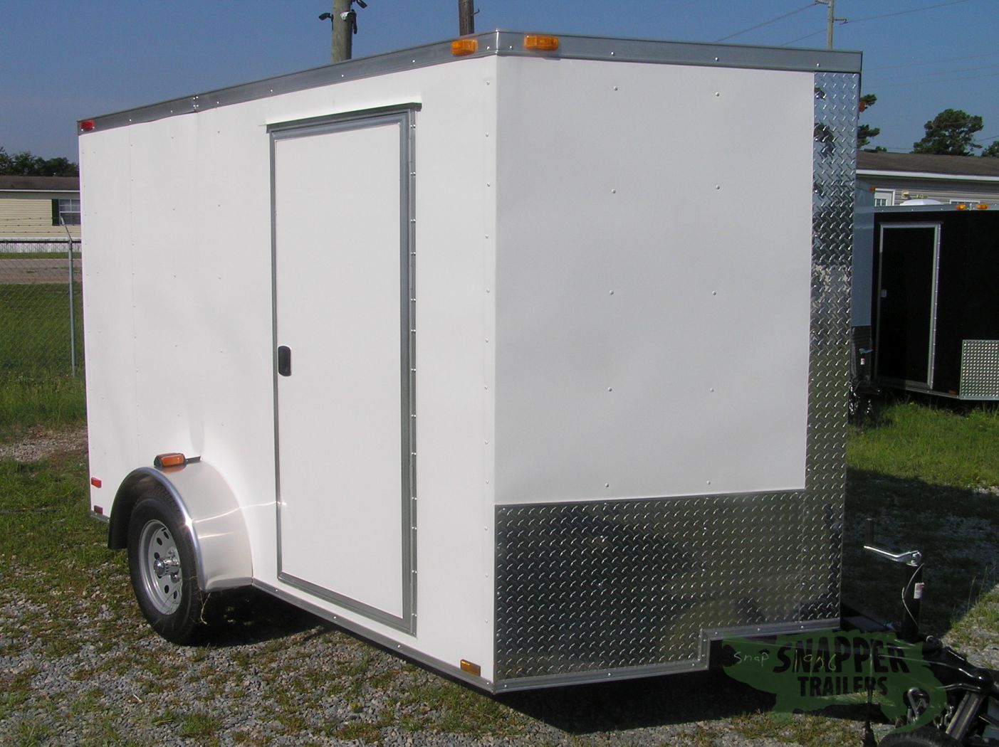Quality Cargo 7x10 SA Trailer - White, Ramp, Side Door, Extra Height, Electric Brakes - Image 12
