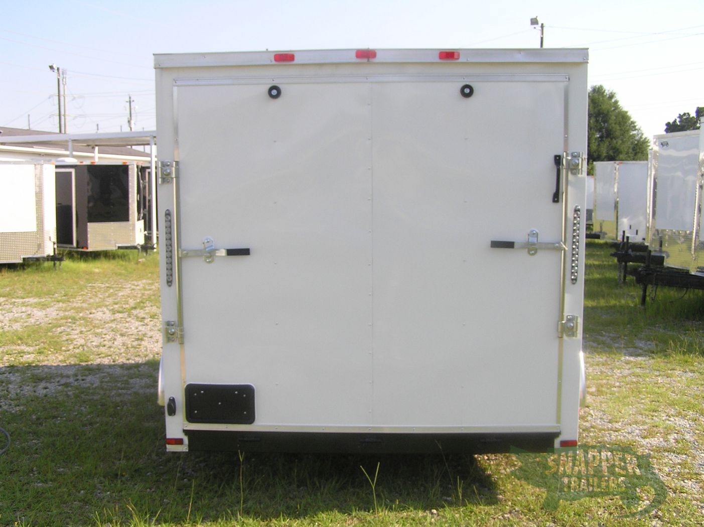 Quality Cargo 7x10 SA Trailer - White, Ramp, Side Door, Extra Height, Electric Brakes - Image 7