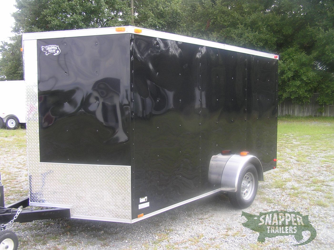 Quality Cargo 7x12 SA Trailer - Black, Ramp, Side Door, Brakes, Extra Height - Image 2