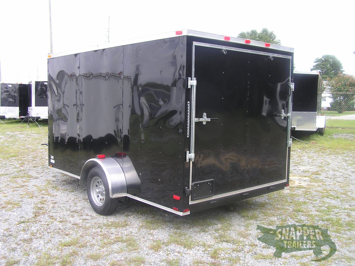 Quality Cargo 7x12 SA Trailer - Black, Ramp, Side Door, Brakes, Extra Height - Image 5