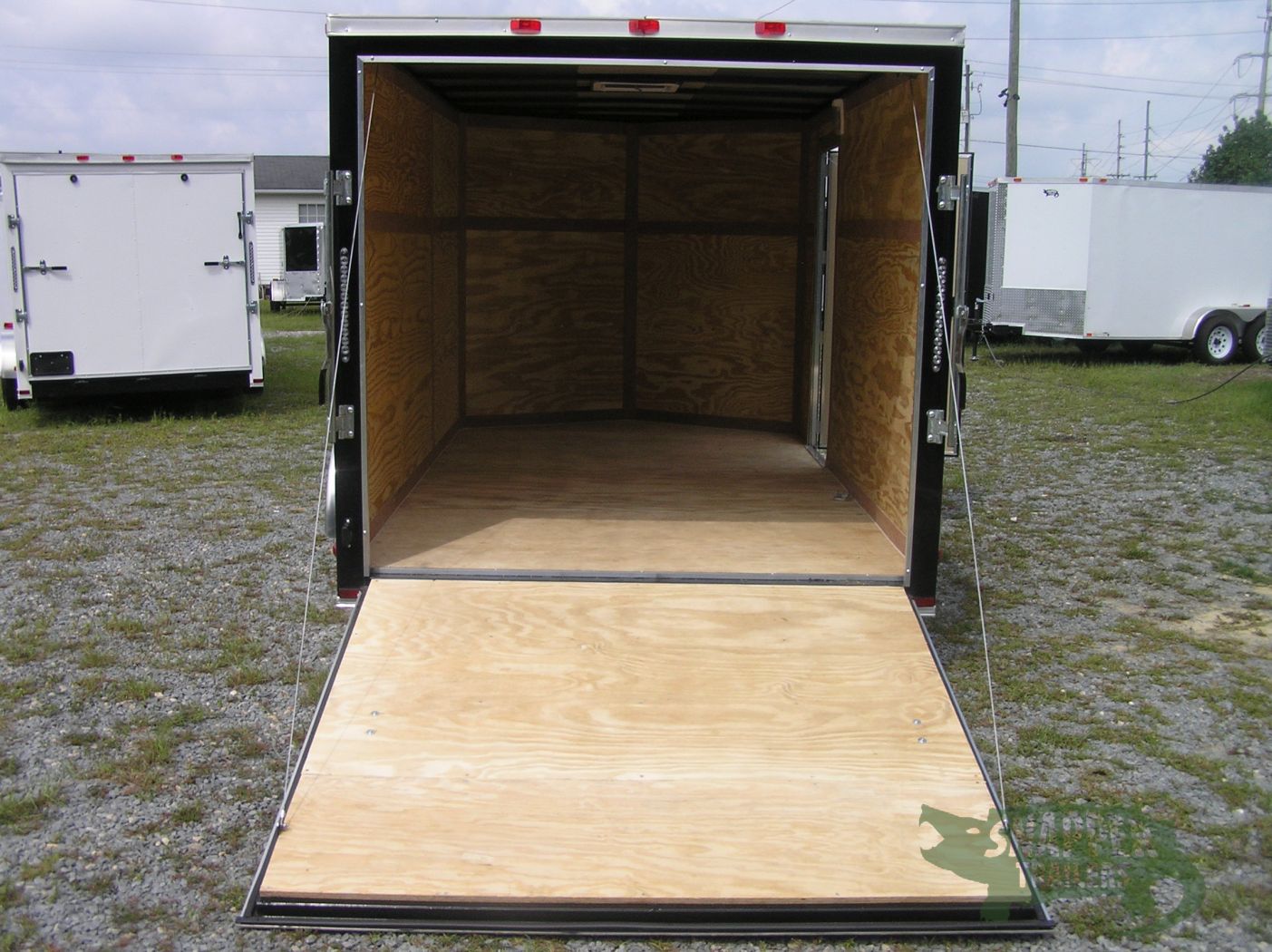 Quality Cargo 7x12 SA Trailer - Black, Ramp, Side Door, Brakes, Extra Height - Image 6