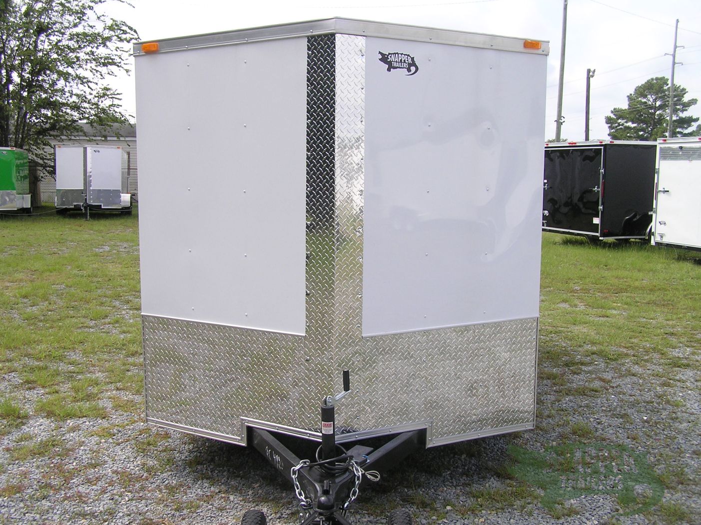 Quality Cargo 7x12 SA Trailer - White, Ramp, Side Door, Brakes, Extra Height - Image 14