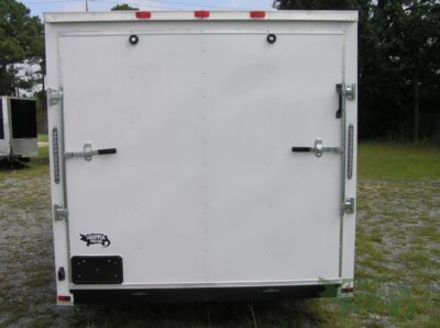 Quality Cargo 7x12 SA Trailer - White, Ramp, Side Door, Brakes, Extra Height - Image 7