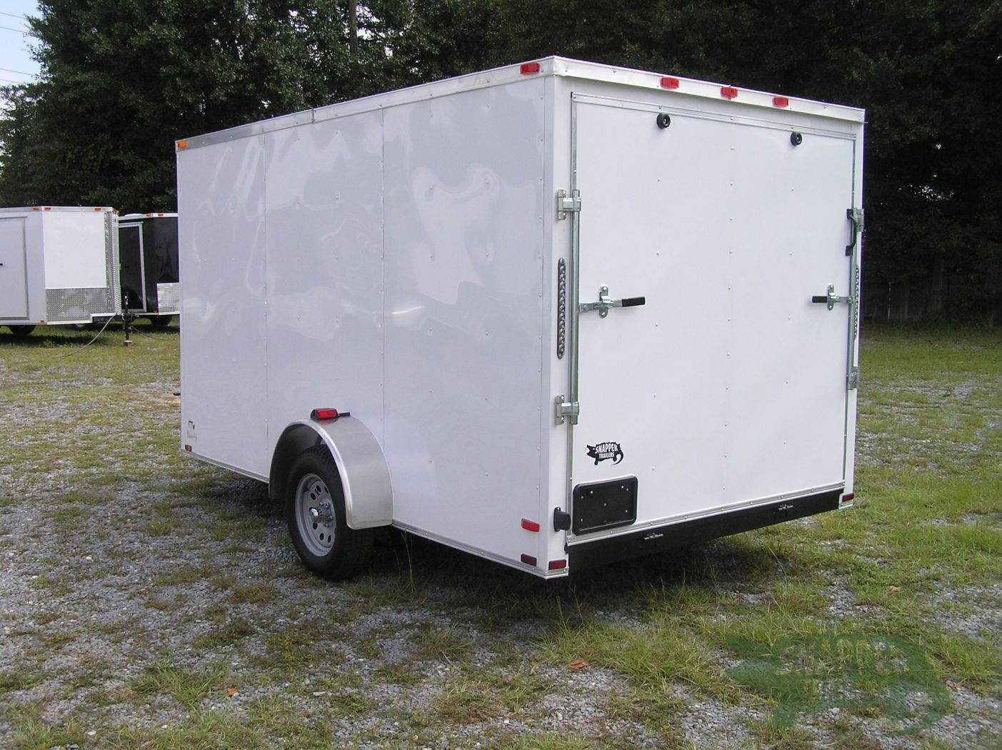 Quality Cargo 7x12 SA Trailer - White, Ramp, Side Door, Brakes, Extra Height - Image 5