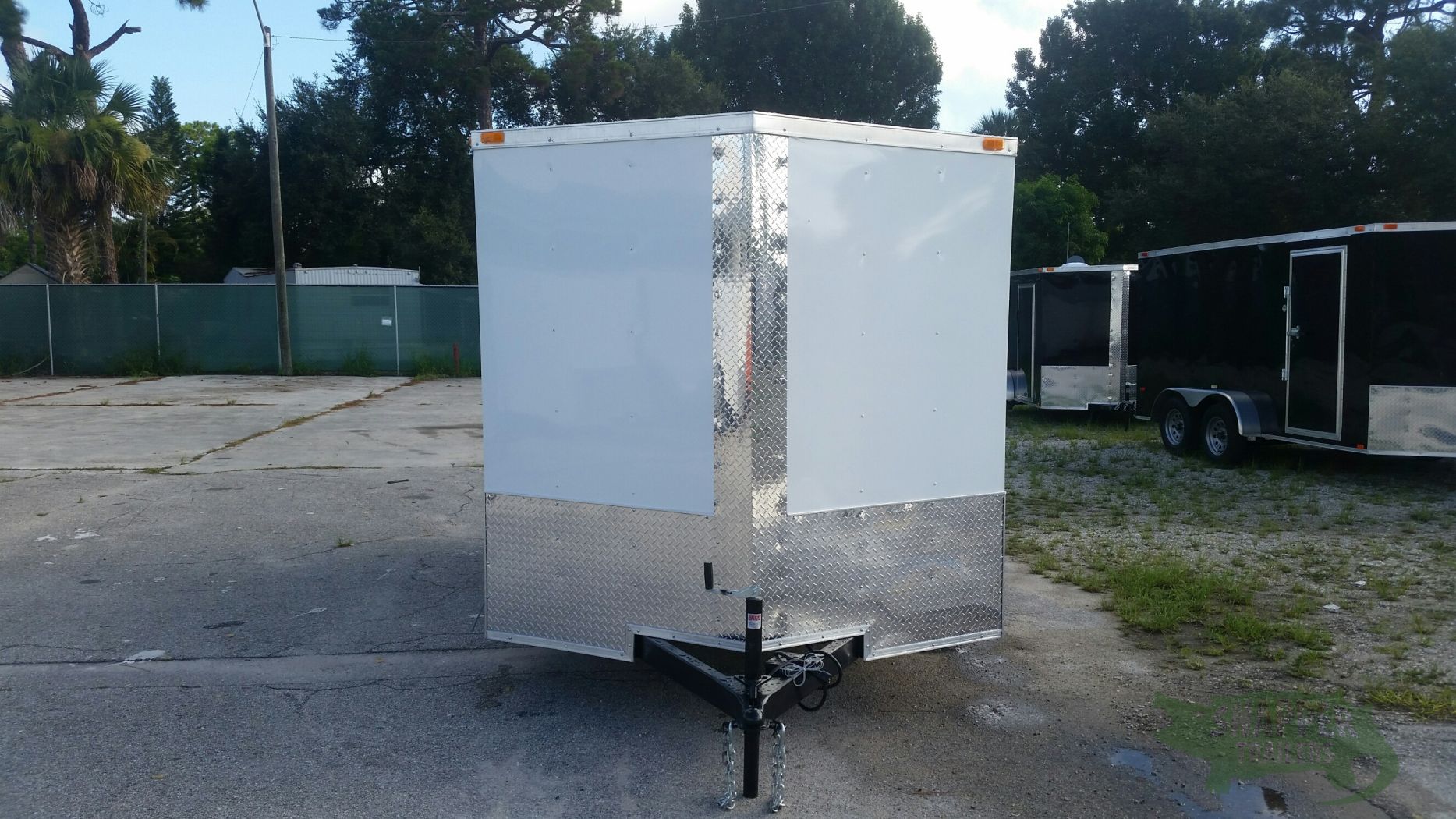 Quality Cargo 7x12 SA Trailer - White, Ramp, Side Door, Brakes, Extra Height - Image 13