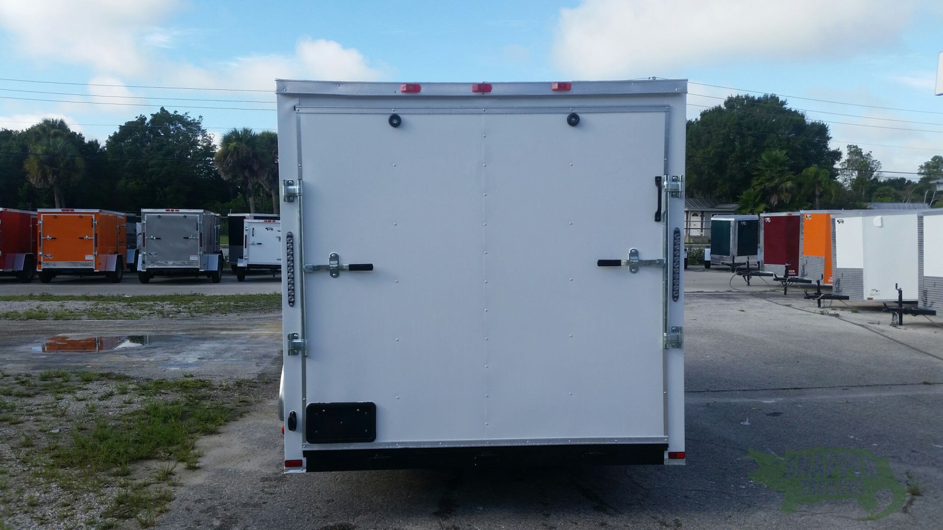 Quality Cargo 7x12 SA Trailer - White, Ramp, Side Door, Brakes, Extra Height - Image 7