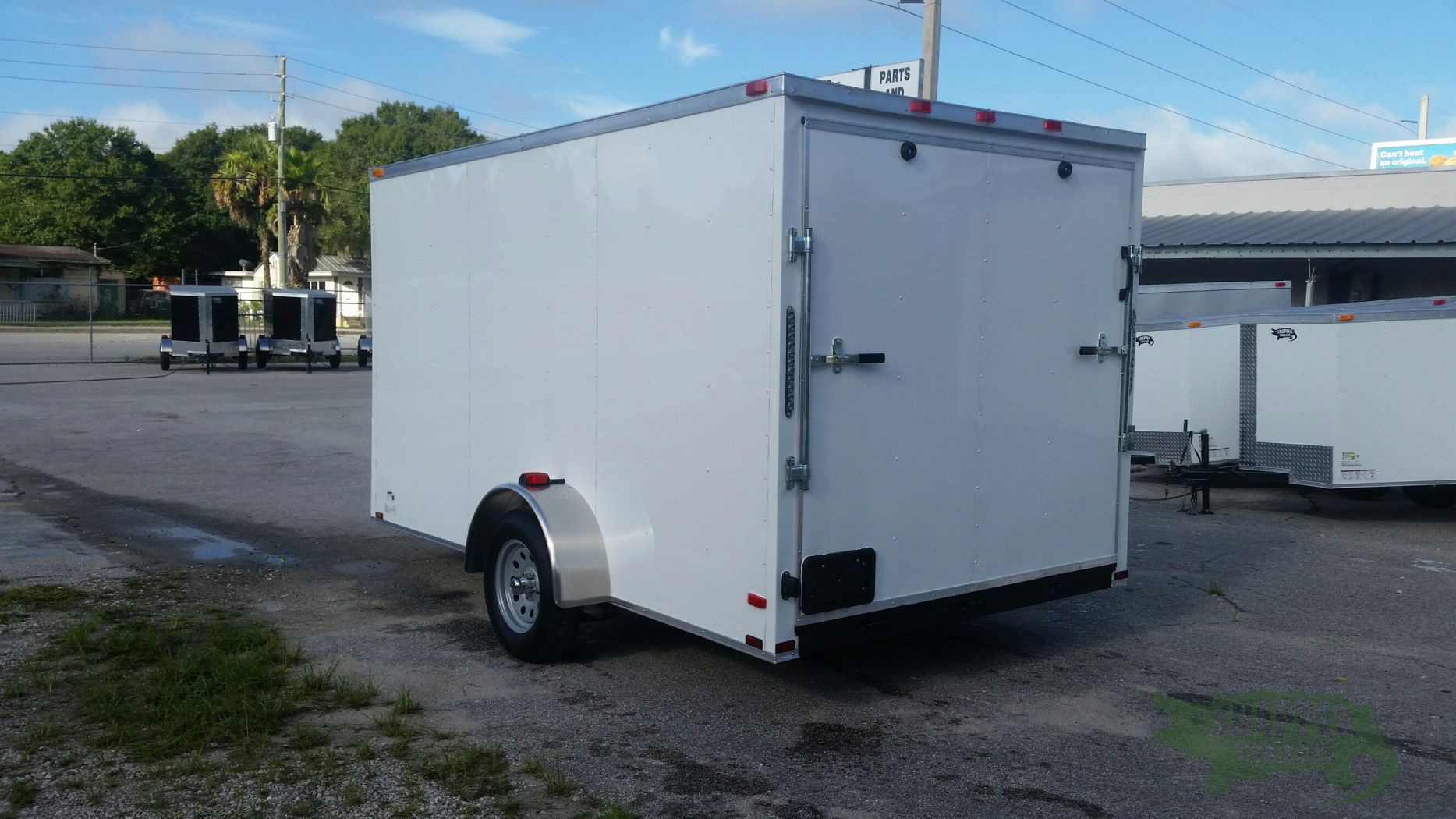 Quality Cargo 7x12 SA Trailer - White, Ramp, Side Door, Brakes, Extra Height - Image 5