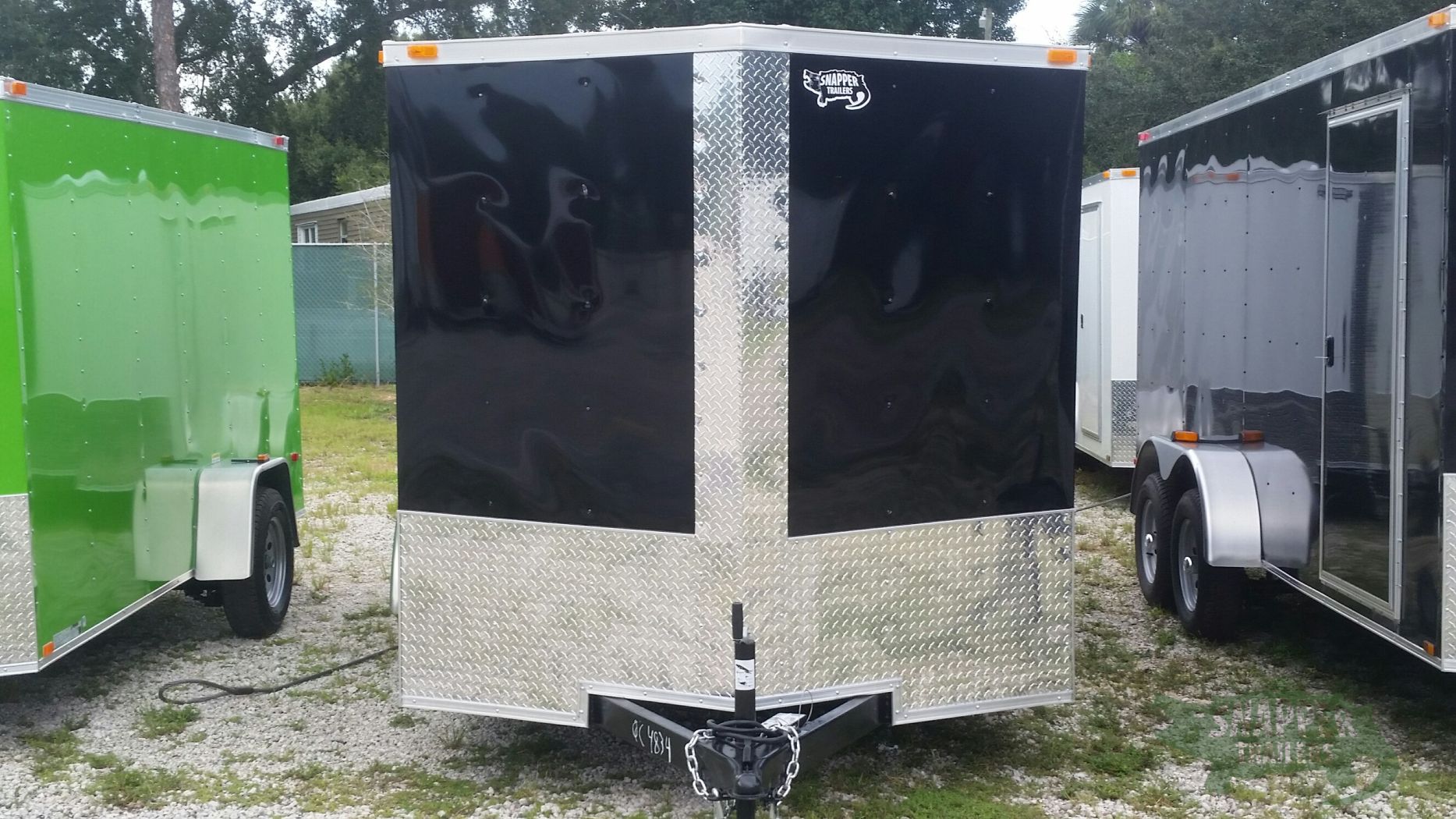 Quality Cargo 7x12 TA Trailer - Black, Ramp, Side Door, Extra Height - Image 14