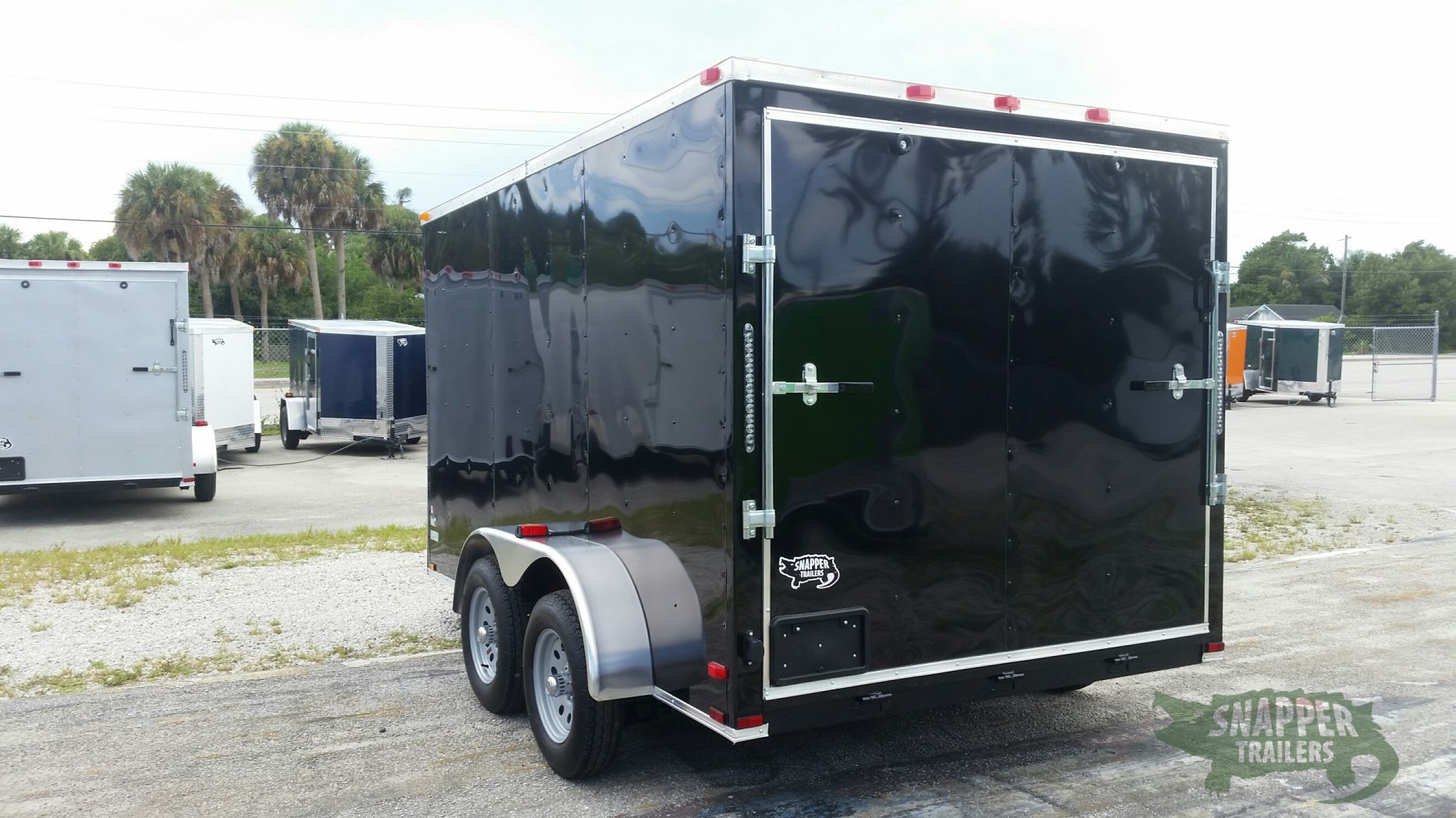 Quality Cargo 7x12 TA Trailer - Black, Ramp, Side Door, Extra Height - Image 5
