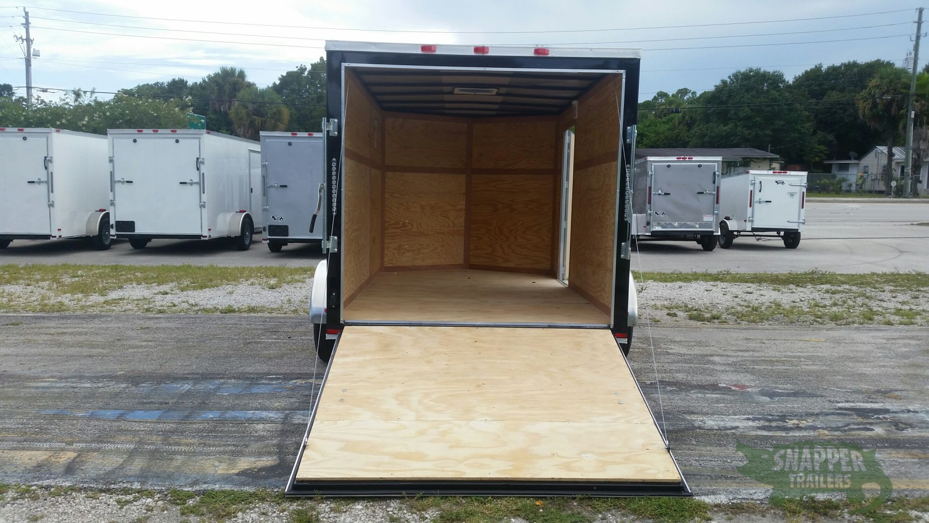 Quality Cargo 7x12 TA Trailer - Black, Ramp, Side Door, Extra Height - Image 6