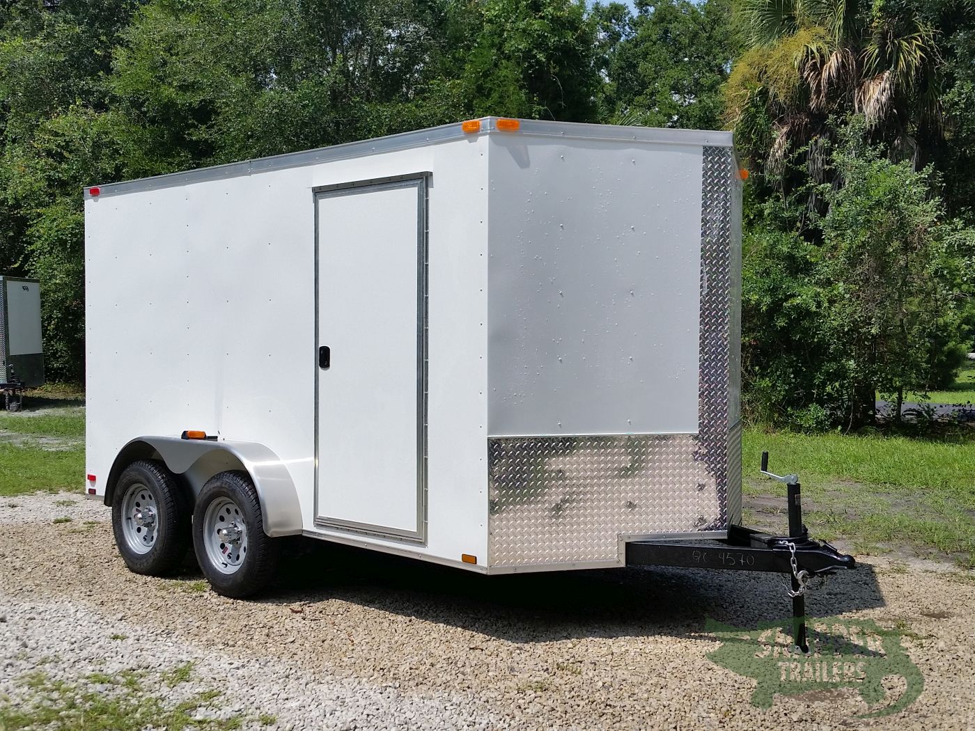Quality Cargo 7x12 TA Trailer - White, Ramp, Side Door, Extra Height - Image 13